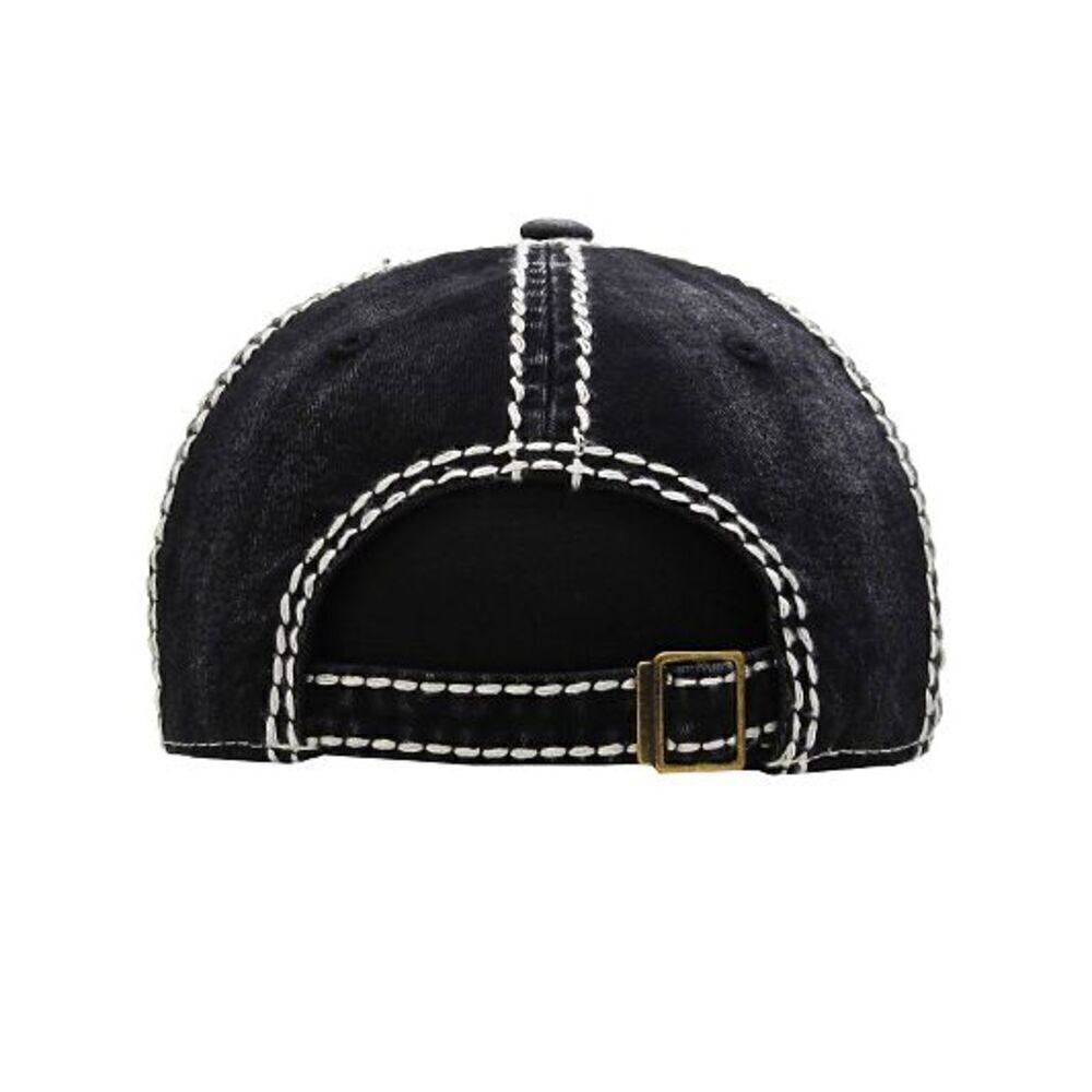 Ladies Black Bear Baseball Hat - Brand New Ball Cap - Picture 8 of 8